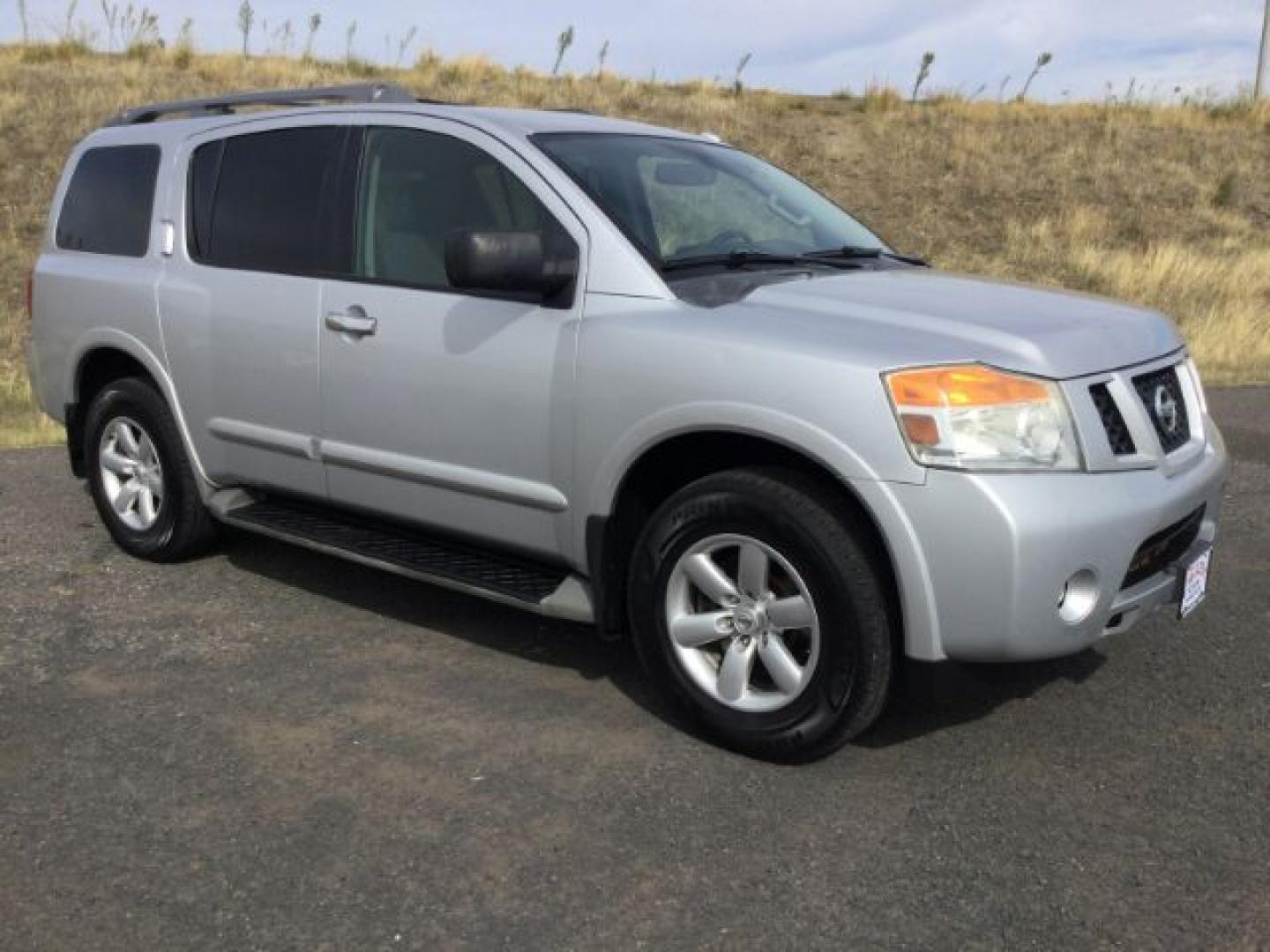 2014 Brilliant Silver /Charcoal Nissan Armada SL (5N1AA0NCXEN) with an Endurance 5.6L V-8 DOHC engine, Automatic transmission, located at 1801 Main Street, Lewiston, 83501, (208) 743-9371, 46.417065, -117.004799- Photo#0
