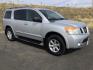 2014 Brilliant Silver /Charcoal Nissan Armada SL (5N1AA0NCXEN) with an Endurance 5.6L V-8 DOHC engine, Automatic transmission, located at 1801 Main Street, Lewiston, 83501, (208) 743-9371, 46.417065, -117.004799- Photo#0