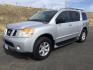 2014 Brilliant Silver /Charcoal Nissan Armada SL (5N1AA0NCXEN) with an Endurance 5.6L V-8 DOHC engine, Automatic transmission, located at 1801 Main Street, Lewiston, 83501, (208) 743-9371, 46.417065, -117.004799- Photo#1