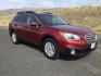 2015 Venetian Red Pearl /Slate Black Subaru Outback 2.5i Premium (4S4BSAHC4F3) with an 2.5L H-4 DOHC engine, Continuously Variable Transmission transmission, located at 1801 Main Street, Lewiston, 83501, (208) 743-9371, 46.417065, -117.004799- Photo#1
