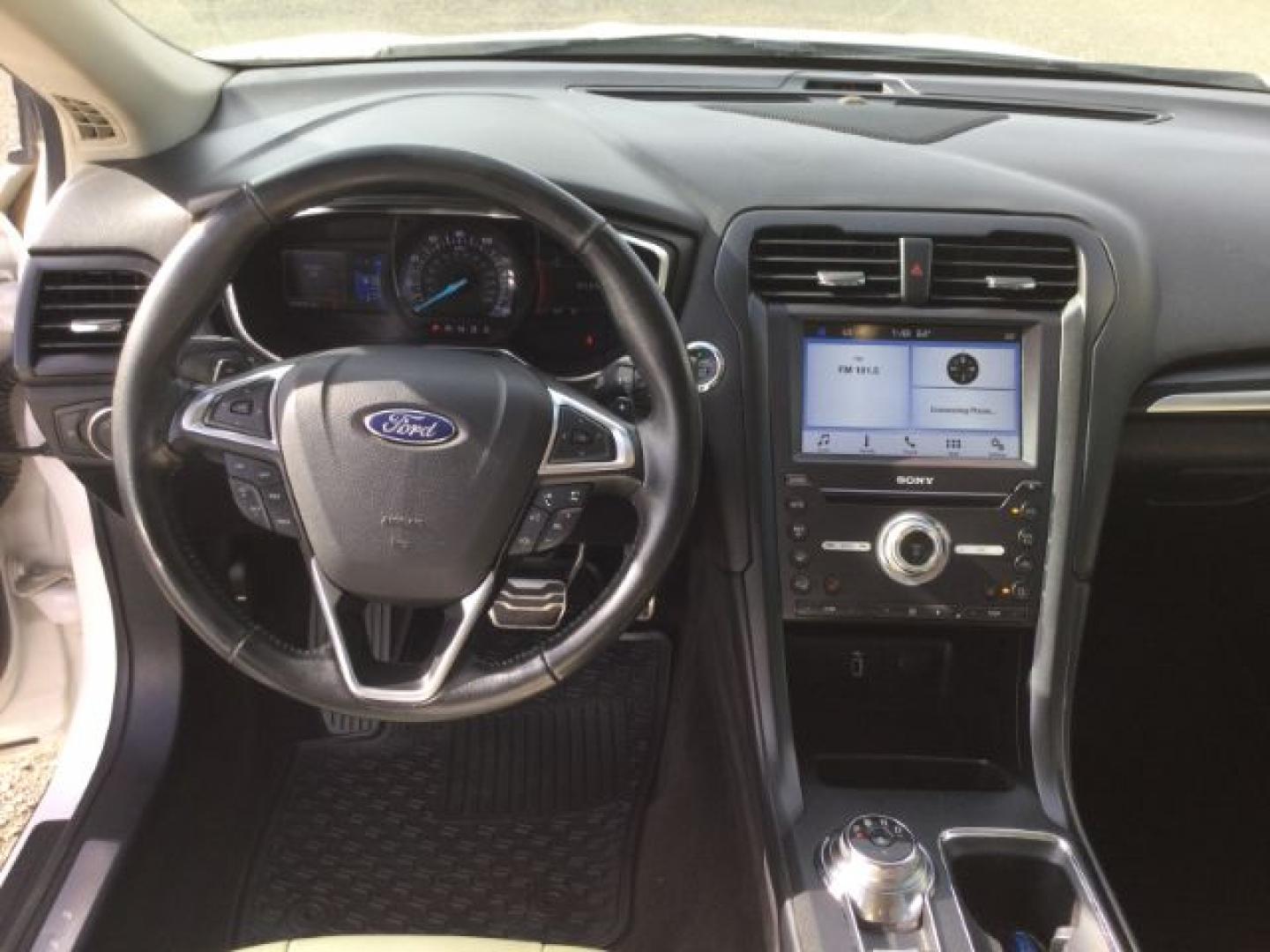 2017 White Platinum Metallic Tri-Coat /Medium Soft Ceramic Ford Fusion Titanium | Platinum (3FA6P0K9XHR) with an EcoBoost 2L I-4 direct injection engine, Automatic transmission, located at 1801 Main Street, Lewiston, 83501, (208) 743-9371, 46.417065, -117.004799- Photo#11