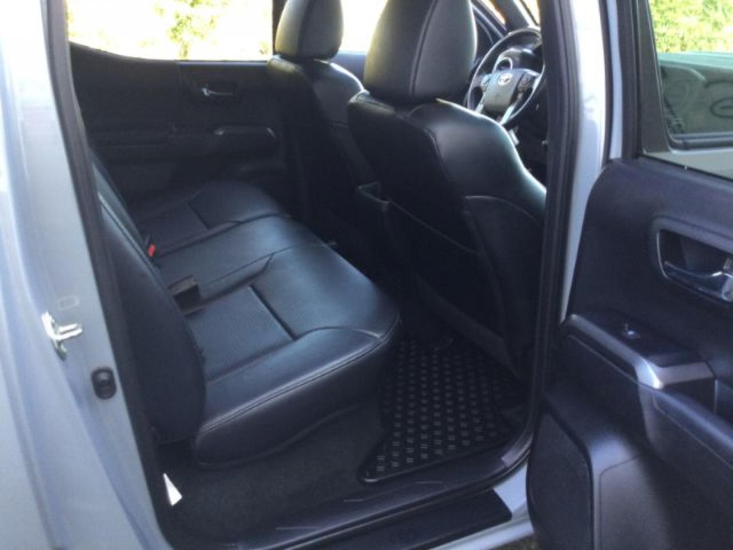 2019 Cement Gray Metallic /Black Leather Toyota Tacoma TRD Sport (5TFCZ5AN5KX) with an 3.5L V-6 port/direct injection engine, 6 Speed Manual transmission, located at 1801 Main Street, Lewiston, 83501, (208) 743-9371, 46.417065, -117.004799- Photo#14